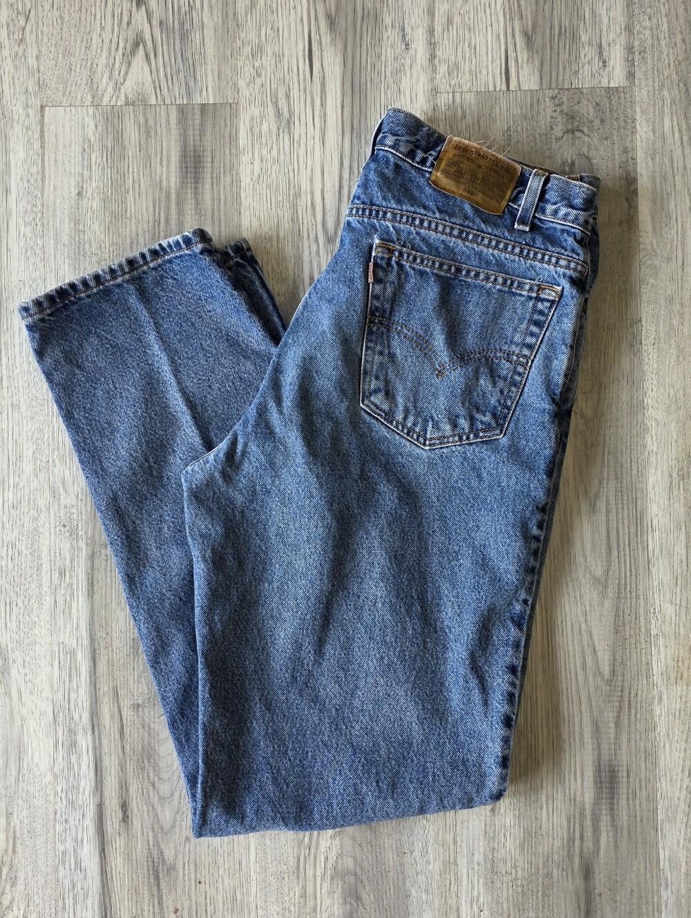 Vintage Levi’s 540 Jeans Mens 36x34 Relaxed Fit Straight Leg Blue Denim Mexico